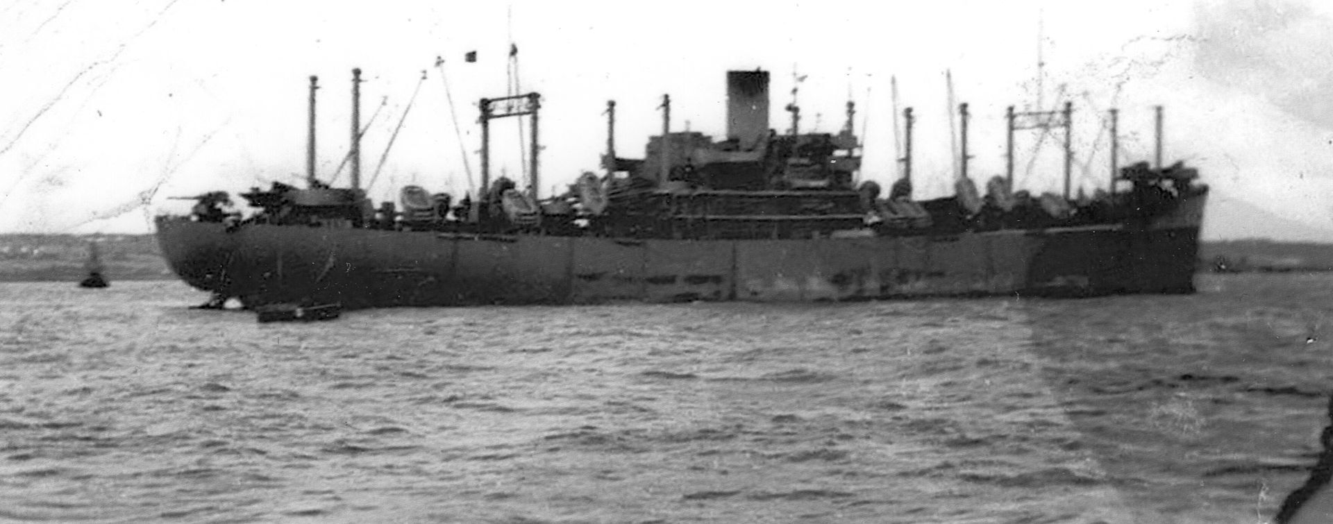 SS_Sea_Owl_at_Weston_Super_Mare,_England,_November_1944